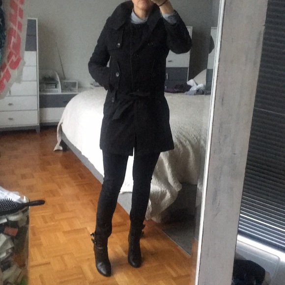 Amazing Carla G MADE IN ITALY Black coat - Picture 1 of 8